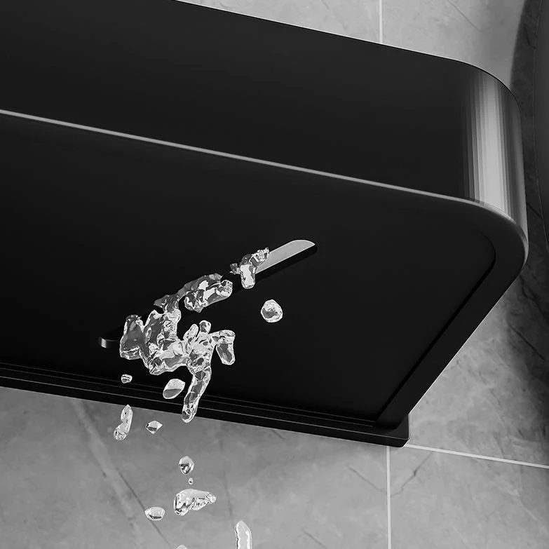 Accesorios de baño contemporáneos Juego de herrajes Estante de baño de aluminio Clearhalo