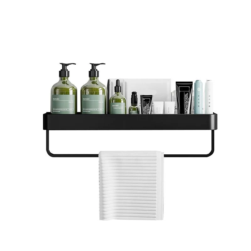 Accesorios de baño contemporáneos Juego de herrajes Estante de baño de aluminio Clearhalo