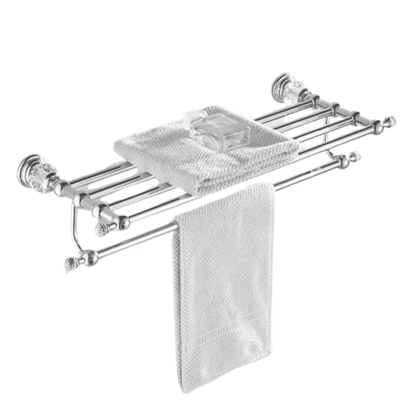 Accesorios de baño modernos Juego de herrajes Accesorios plateados Juego de herrajes Clearhalo