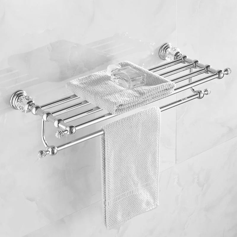 Accesorios de baño modernos Juego de herrajes Accesorios plateados Juego de herrajes Clearhalo