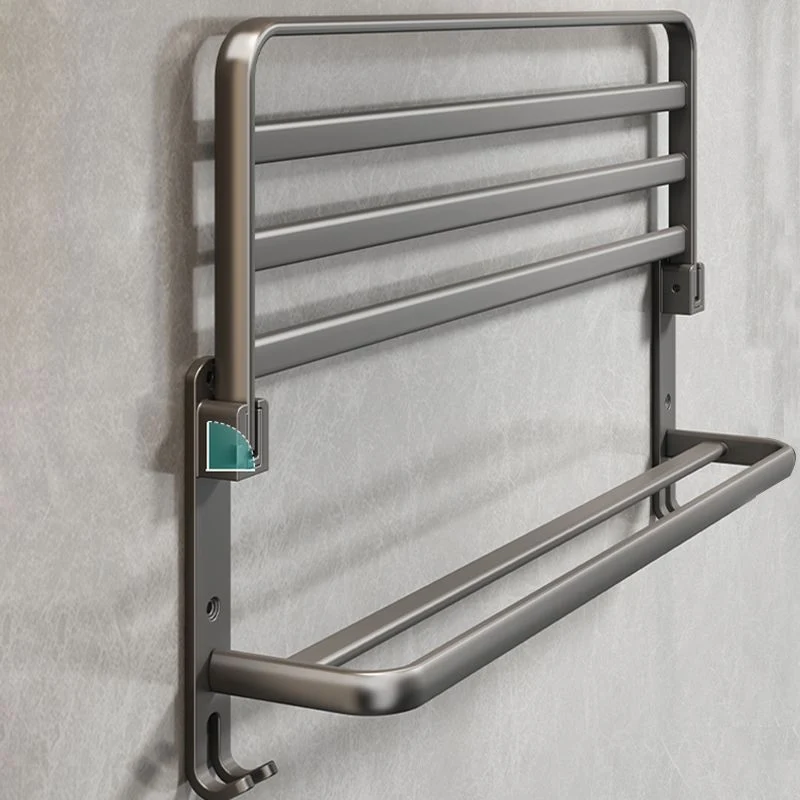 Accesorios de baño modernos Juego de herrajes Herrajes para baño grises Clearhalo