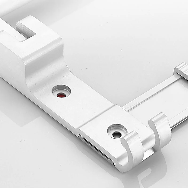 Accesorios de baño modernos Juego de herrajes Kit de accesorios de baño de metal blanco Clearhalo