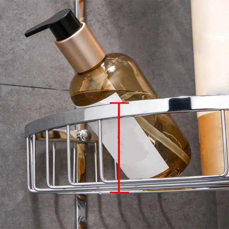 Accesorios de baño modernos, soporte de papel, estante de baño, Kit de accesorios de baño plateados Clearhalo