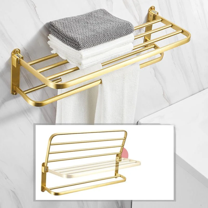 Accesorios de baño modernos, soporte de papel, estante de baño, Kit de accesorios de baño dorados Clearhalo