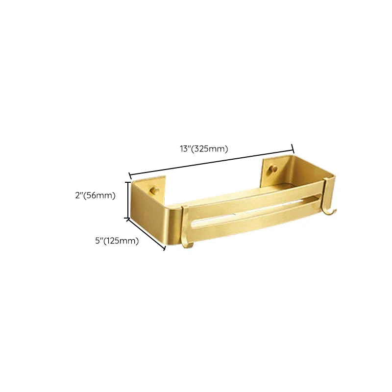 Accesorios de baño modernos, soporte de papel, estante de baño, Kit de accesorios de baño dorados Clearhalo
