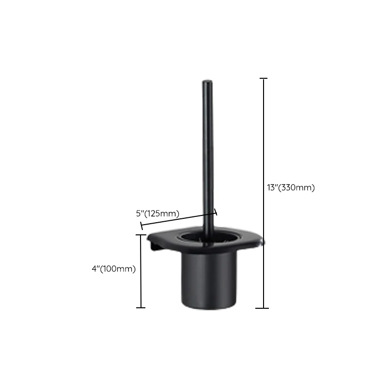 Accesorios de baño modernos, soporte de papel negro, estante de baño, Kit de accesorios de baño Clearhalo