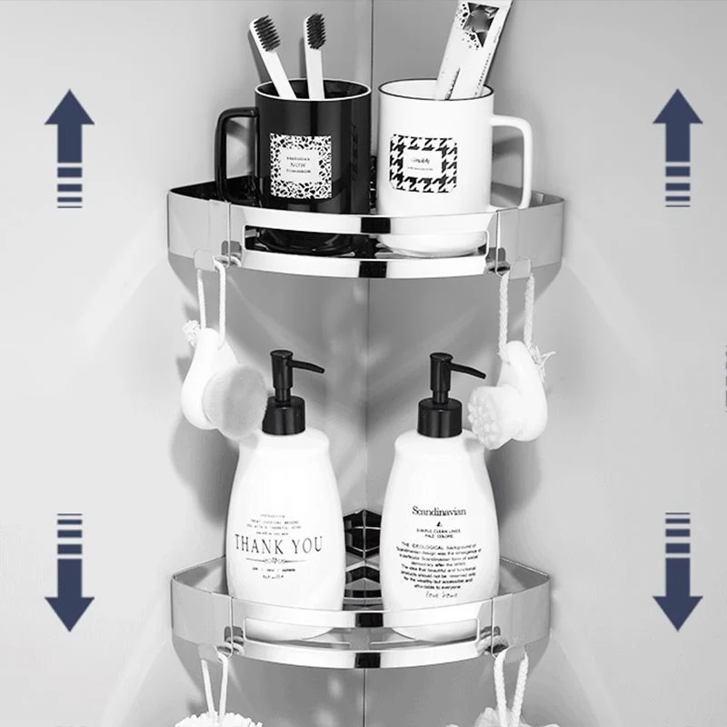 Accesorios de baño plateados Juego de herrajes Kit de accesorios de baño moderno Clearhalo