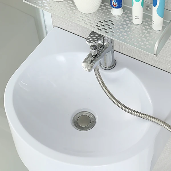 Base incluida Cabina de ducha enmarcada con base blanca y panel fijo Clearhalo