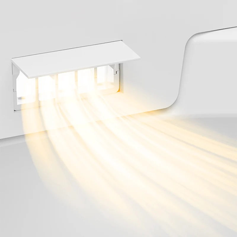 Bidé alargado con asiento calefactable y sensor de pie, color blanco contemporáneo Clearhalo