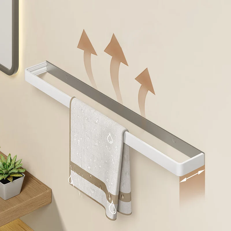 Conjunto moderno de accesorios de baño con montaje de taladro y tornillo Clearhalo