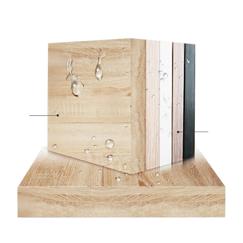 Consola abierta de un fregadero, moderna, de madera clara, montada en la pared, con juego de fregadero Clearhalo