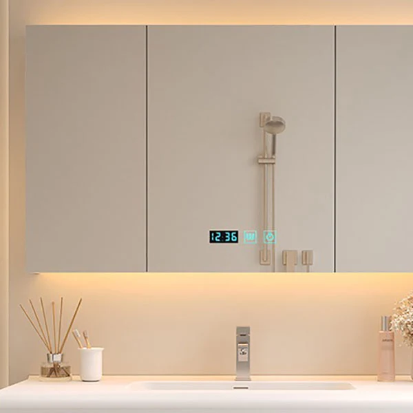 Espejo incluido, lavabo de montaje en pared, tocador con grifo, lavabo para baño Clearhalo