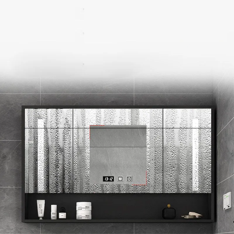 Espejo de montaje en pared incluido lavabo tocador con cajones grifo para baño Clearhalo