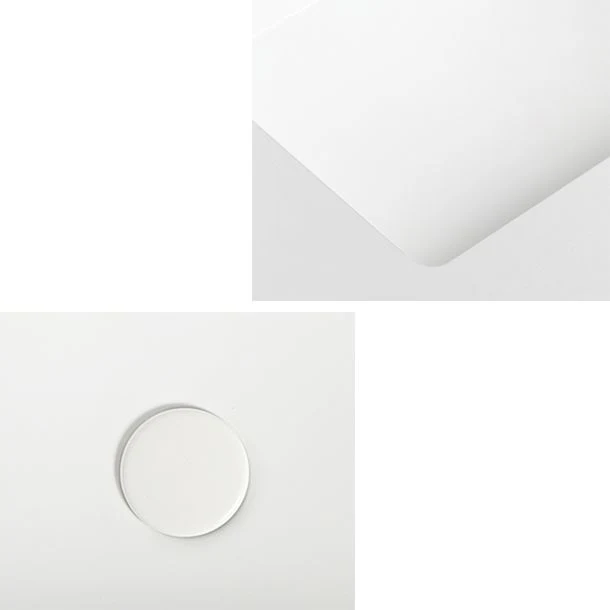 Fregadero de tocador tradicional bajo encimera de porcelana rectangular con recipiente de desbordamiento Clearhalo