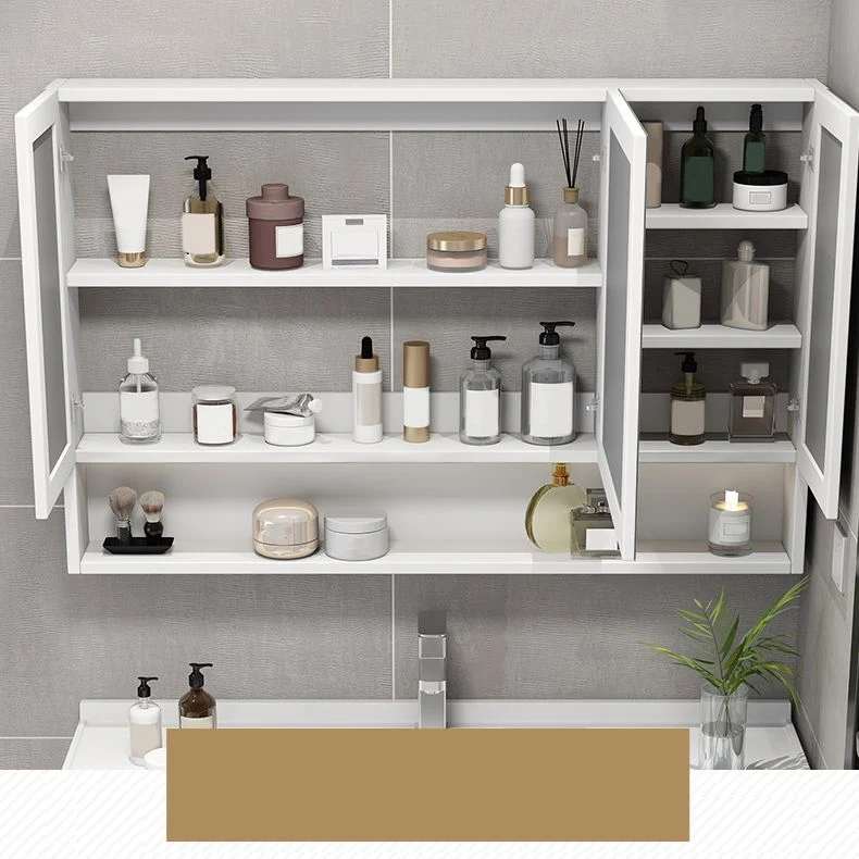 Glam - Juego de tocador para baño con lavabo y espejo Clearhalo