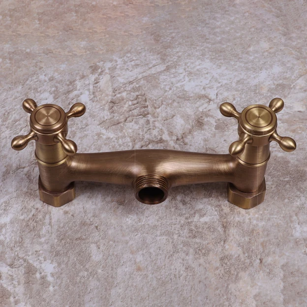 Grifo de baño de latón de extensión amplia, grifo de lavabo de palanca industrial Clearhalo
