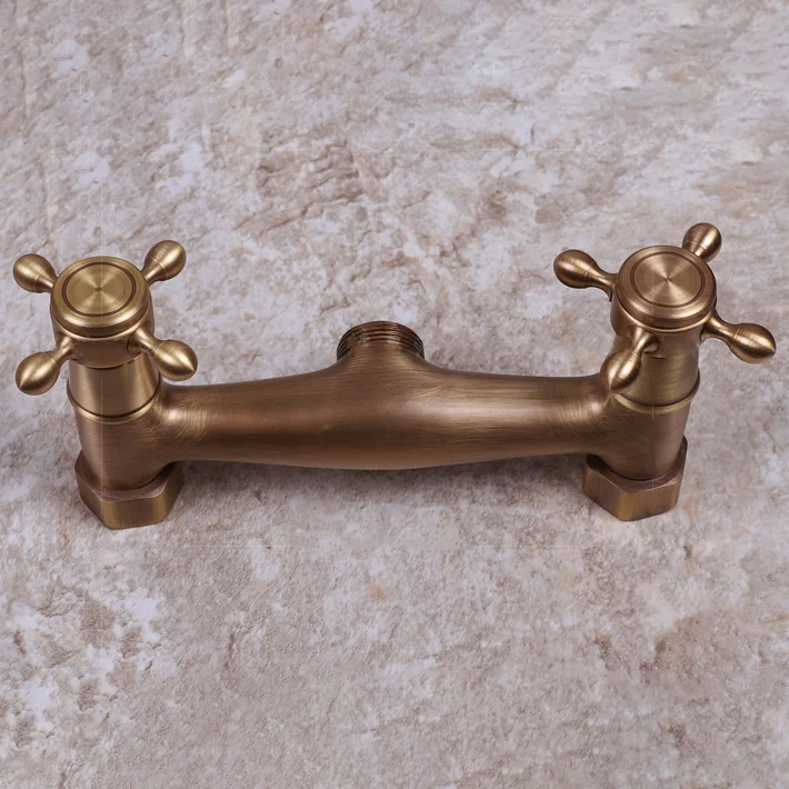 Grifo de baño de latón de extensión amplia, grifo de lavabo de palanca industrial Clearhalo
