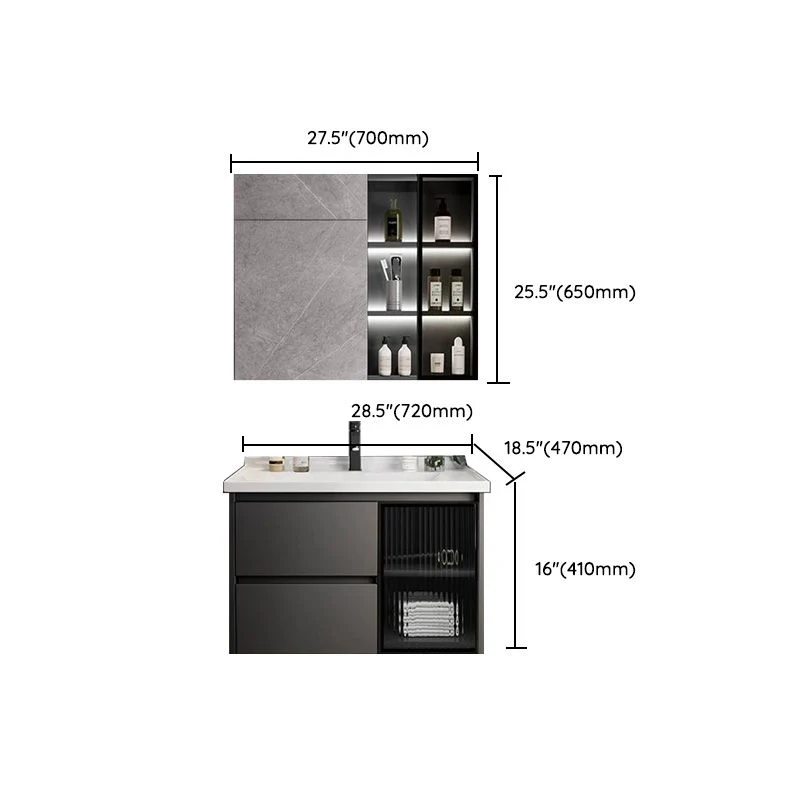 Grifo de estante abierto montado en la pared para lavabo de baño de moda incluido Clearhalo