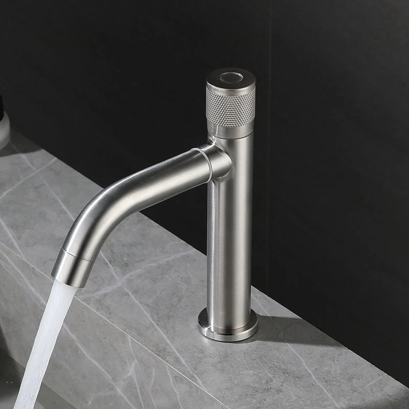 Grifo moderno para fregadero de recipiente, grifo para recipiente de arco bajo de una sola manija de acero inoxidable Clea...