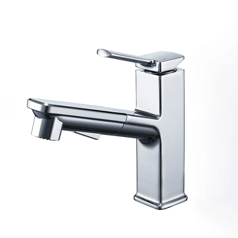 Grifo moderno para recipiente de baño, grifo de lavabo de latón de Color sólido para baño Negro Clearhalo