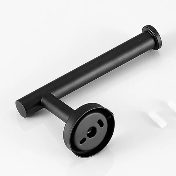Juego de accesorios de baño de acero inoxidable moderno, barra para toallas/anillo y ganchos para batas de cromo cepillado...