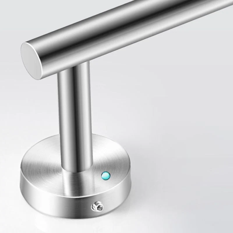 Juego de accesorios de baño de acero inoxidable moderno, barra para toallas/anillo y ganchos para batas de cromo cepillado...