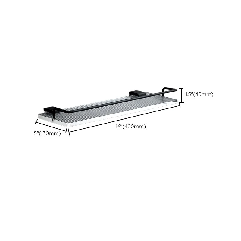 Juego de accesorios de baño de acrílico y aluminio Kit de accesorios de baño dorado Clearhalo