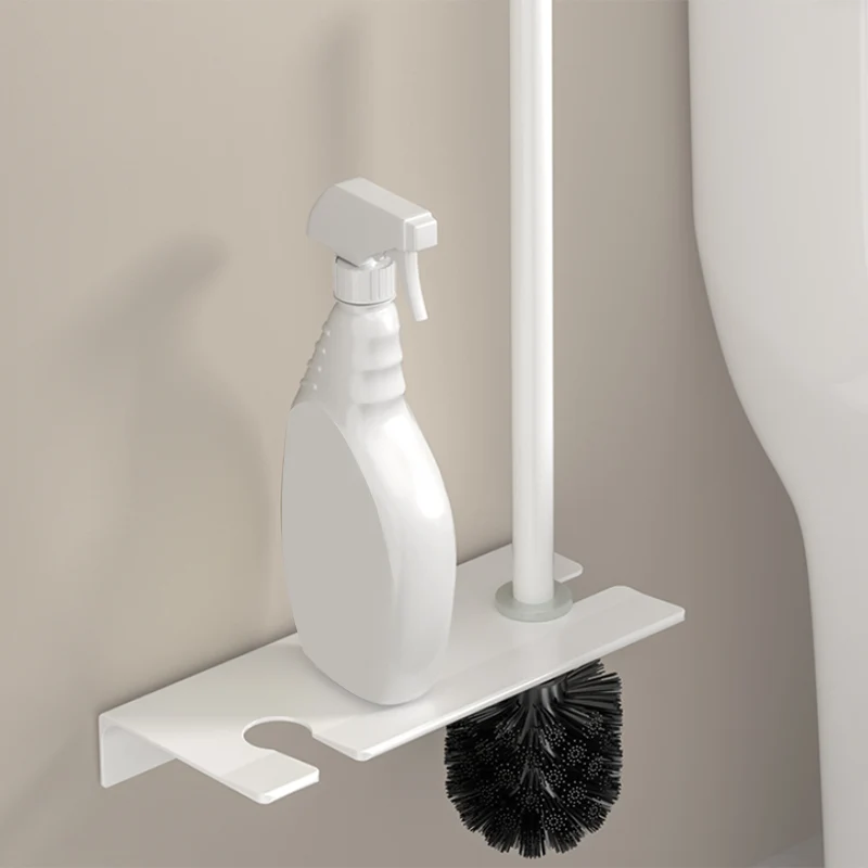 Juego de accesorios de baño blanco moderno, estante de baño, soporte de papel, Kit de accesorios de baño Clearhalo
