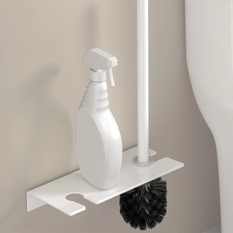 Juego de accesorios de baño blanco moderno, estante de baño, soporte de papel, Kit de accesorios de baño Clearhalo