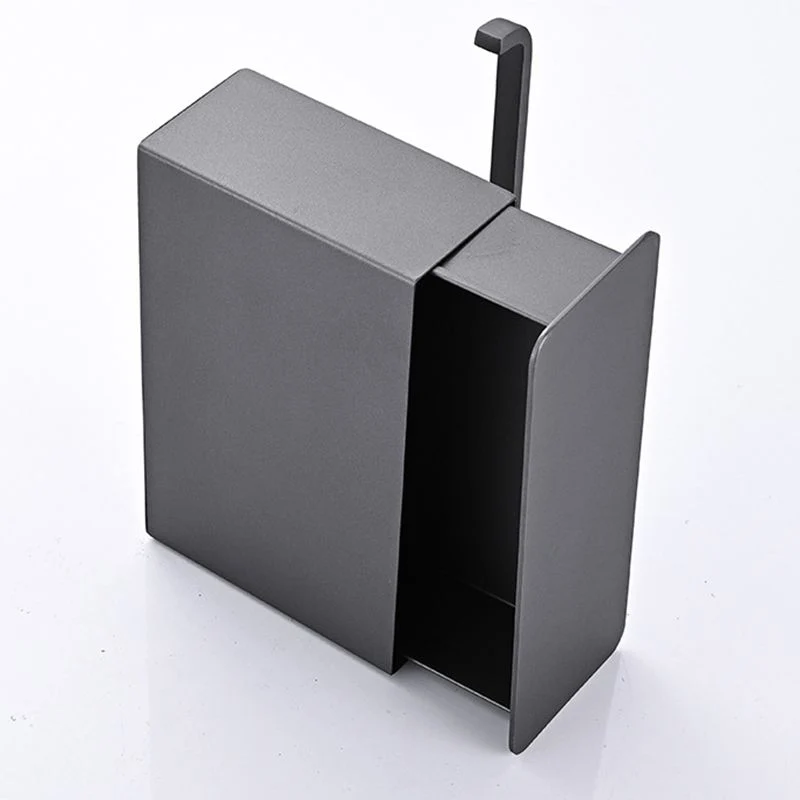Juego de accesorios de baño clásicos de acero inoxidable de 2 piezas, soporte para papel negro y cromado Clearhalo