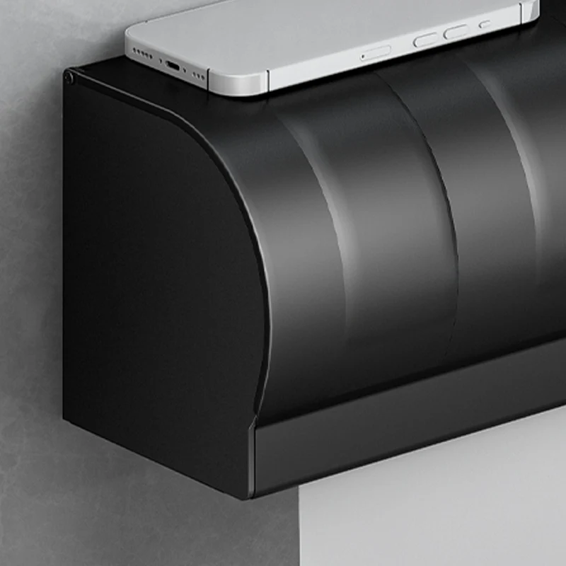 Juego de accesorios de baño clásicos en aluminio con acabado negro, ganchos para batas/barra para toallas Clearhalo