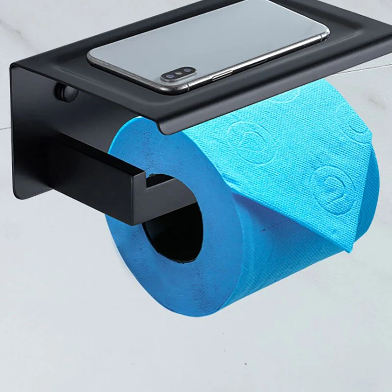 Juego de accesorios de baño clásicos modernos en ganchos para batas/toallero de acero inoxidable en color negro mate Clear...