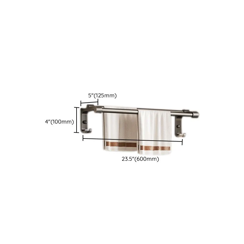 Juego de accesorios de baño con barra de toalla moderna, estante de baño, Kit de accesorios de baño Clearhalo