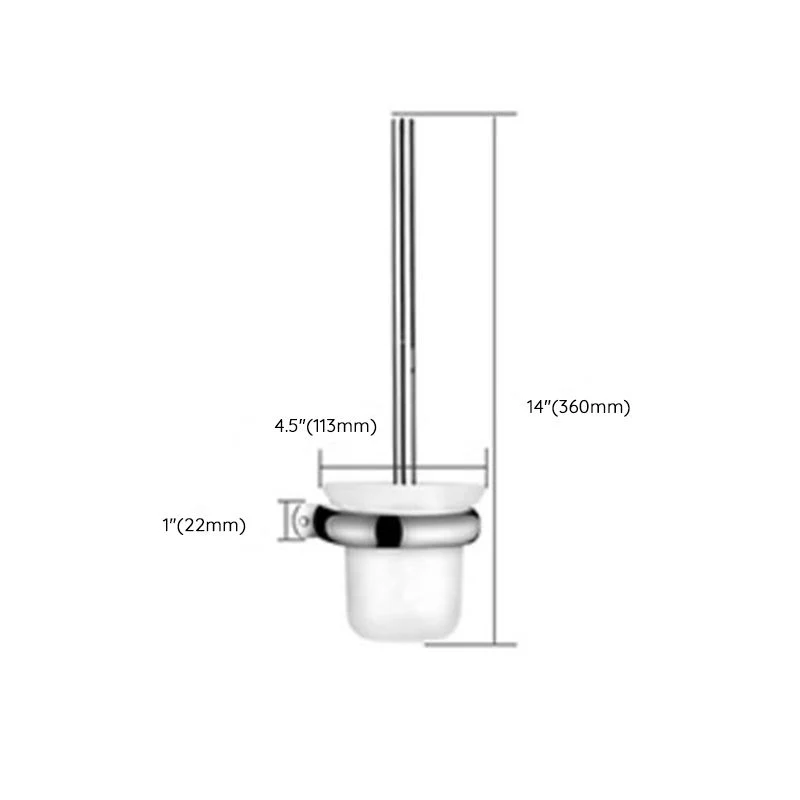 Juego de accesorios de baño con estante de baño con barra de toalla de acero inoxidable moderno Clearhalo