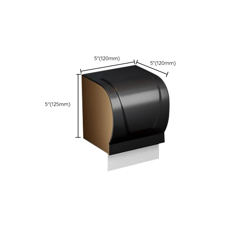 Juego de accesorios de baño con juego de accesorios de baño de aluminio negro tradicional Clearhalo