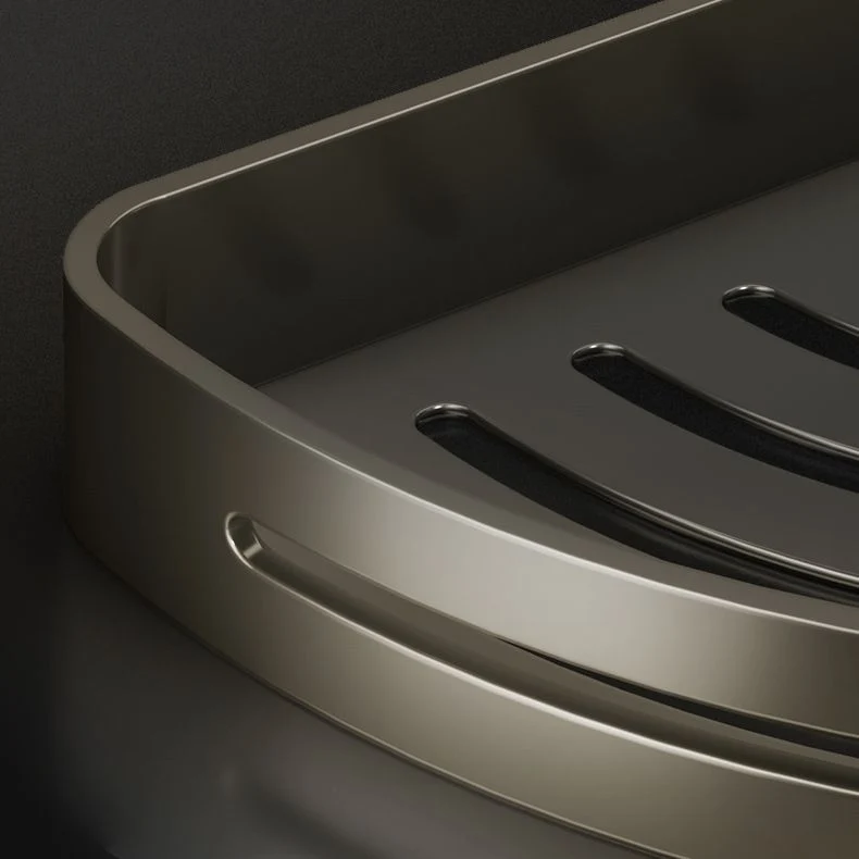Juego de accesorios de baño contemporáneo, estante de baño de 3 piezas con ganchos Clearhalo