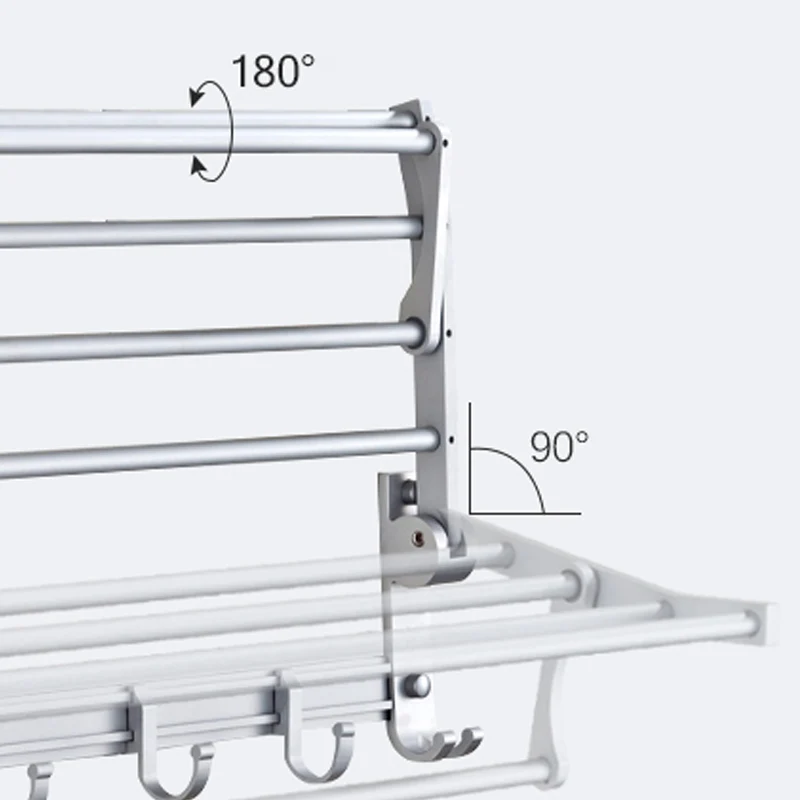 Juego de accesorios de baño contemporáneo plateado Juego de baño de aluminio inoxidable Clearhalo