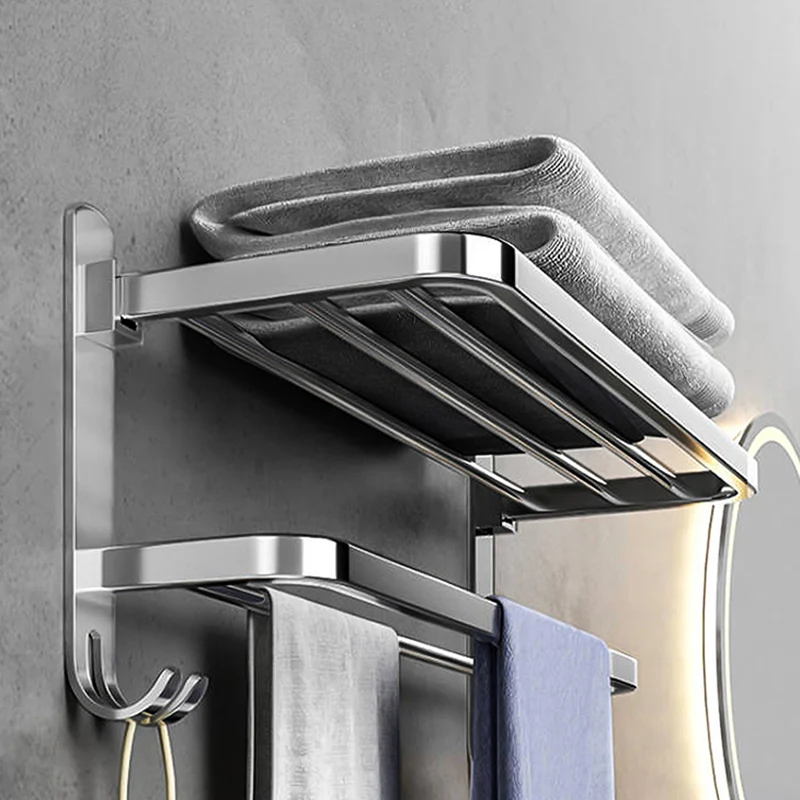 Juego de accesorios de baño cromados contemporáneos Juego de baño de cromo pulido en acero inoxidable Clearhalo