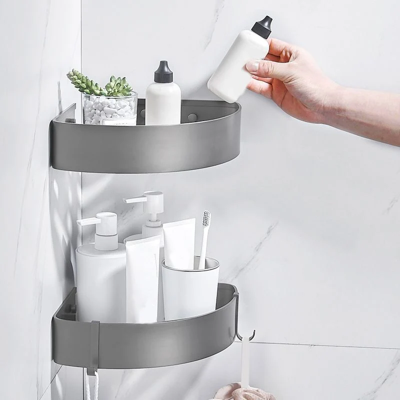 Juego de accesorios de baño cromados modernos Juego de herrajes para baño de aluminio Clearhalo
