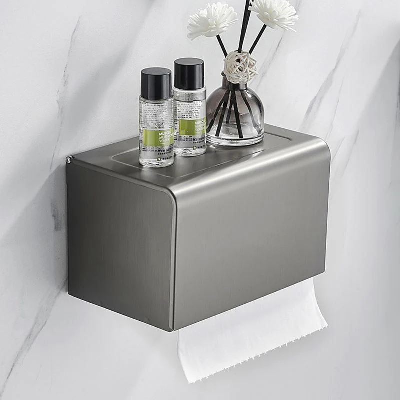 Juego de accesorios de baño cromados modernos Juego de herrajes para baño de aluminio Clearhalo