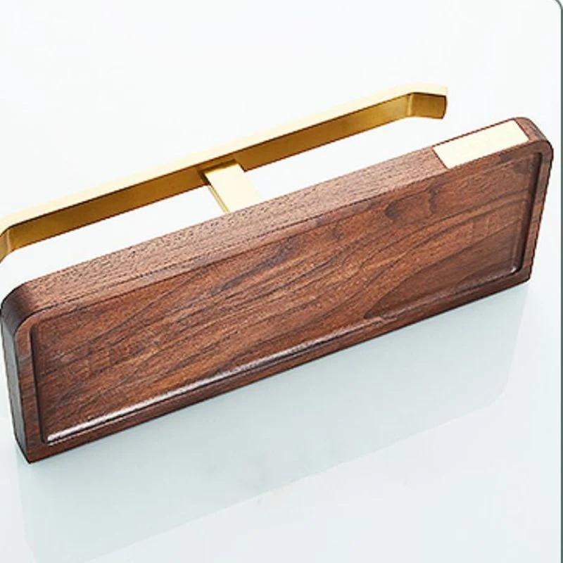 Juego de accesorios de baño dorados modernos, estante para baño, soporte de papel, accesorios de baño Clearhalo