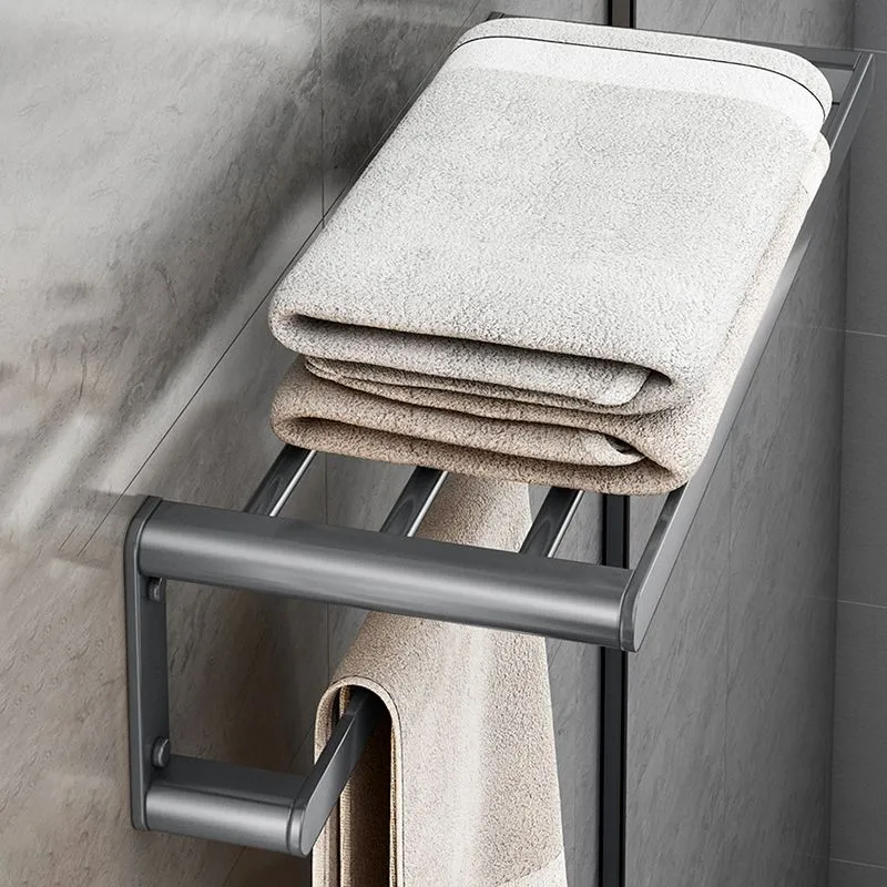 Juego de accesorios de baño gris mate Juego de accesorios de baño moderno Clearhalo