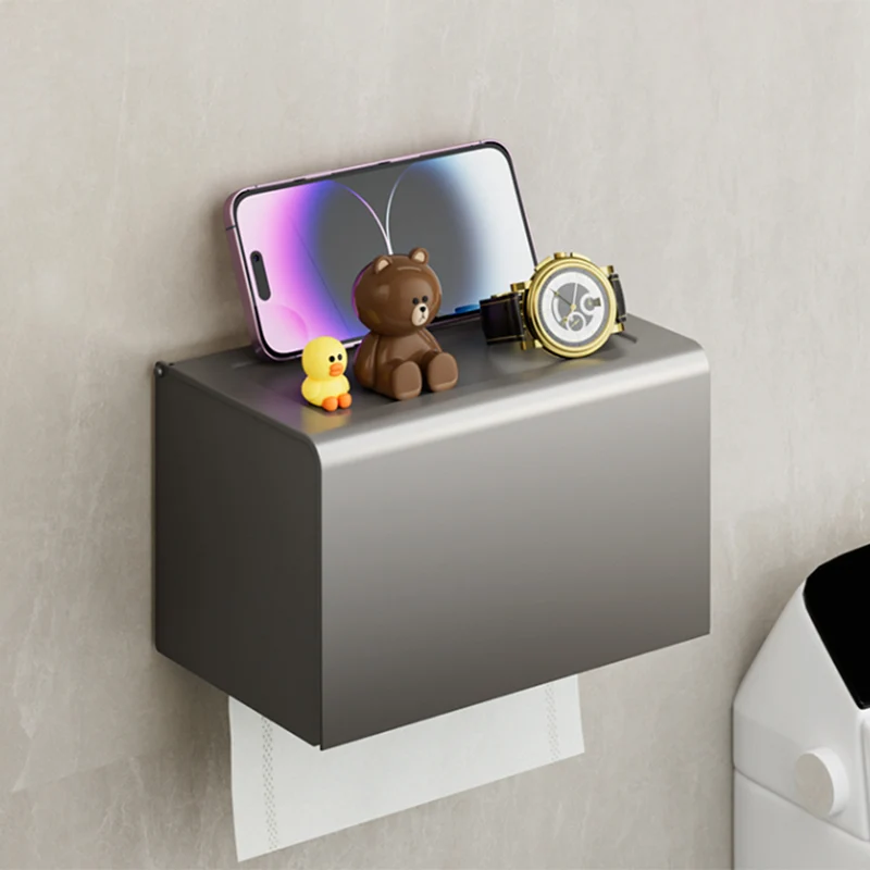 Juego de accesorios de baño gris moderno, estante para baño, toallero, barra, Kit de accesorios de baño Clearhalo