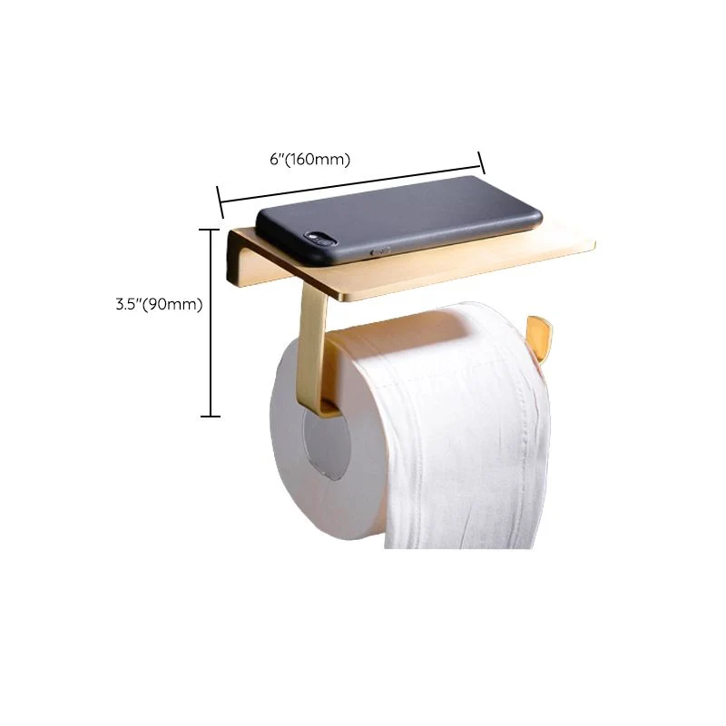 Juego de accesorios de baño de latón cepillado, kit de accesorios de baño dorado retro Clearhalo