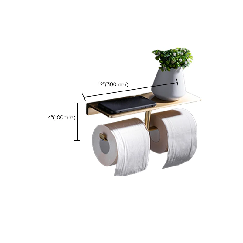 Juego de accesorios de baño de latón cepillado, kit de accesorios de baño dorado retro Clearhalo