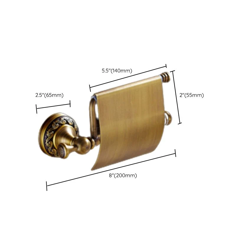 Juego de accesorios de baño de latón tradicional Juego de baño de bronce cepillado Clearhalo