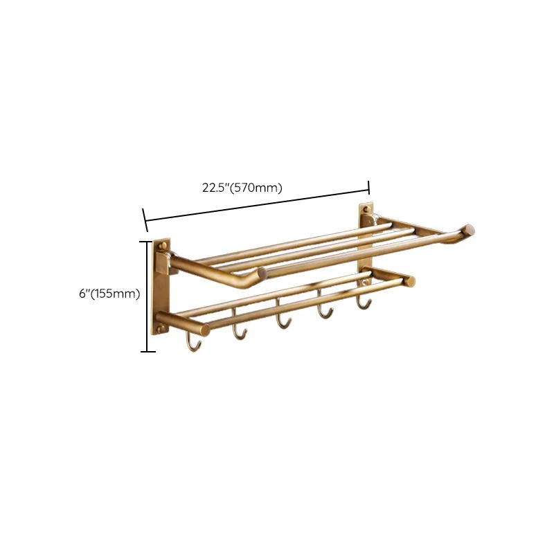 Juego de accesorios de baño de latón tradicional Juego de baño de bronce cepillado Clearhalo