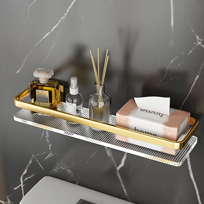 Juego de accesorios de baño de metal y acrílico Hardware de baño transparente Clearhalo