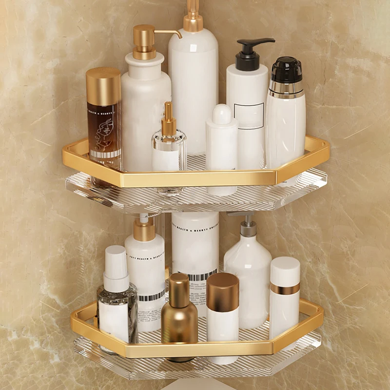 Juego de accesorios de baño de metal y acrílico Hardware de baño transparente Clearhalo
