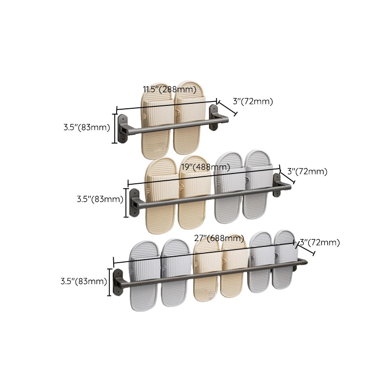 Juego de accesorios de baño de metal Kit de accesorios de baño con montaje de taladro y tornillo Clearhalo
